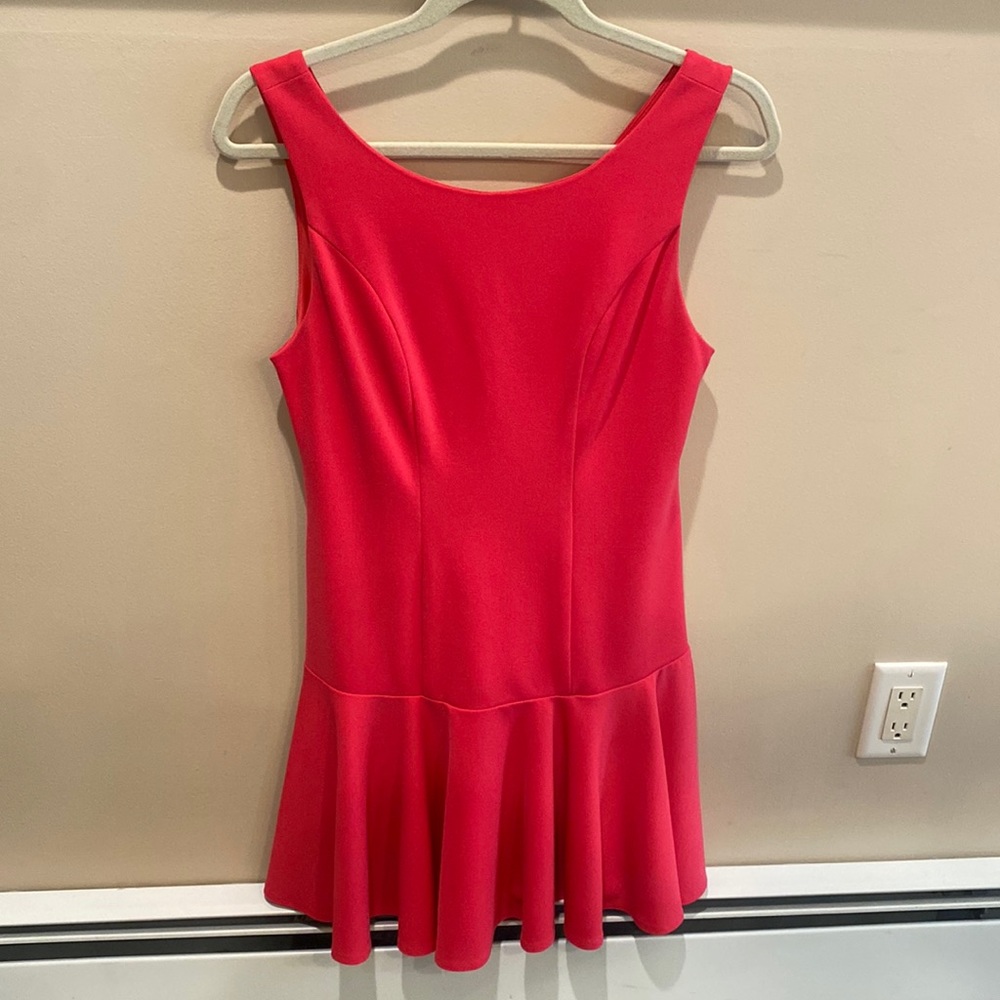 Rhyme Los Angeles Hot Pink Sleeveless Dress Size XS